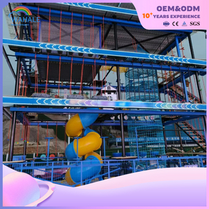 Customized Blue Steel Children's Physical Training Warriors To Expand Playground Equipment