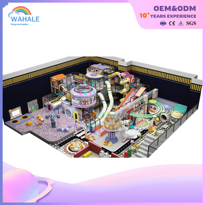 Mall Indoor Purple Video Game Theme Customized Children's Soft Sports Playground Equipment Dealer