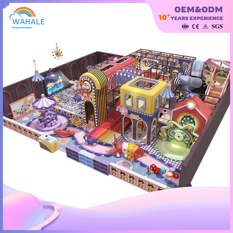 Shopping Mall Color Castle Theme Custom Soft Decoration Children's Playground Indoor Parent-child Interactive Park