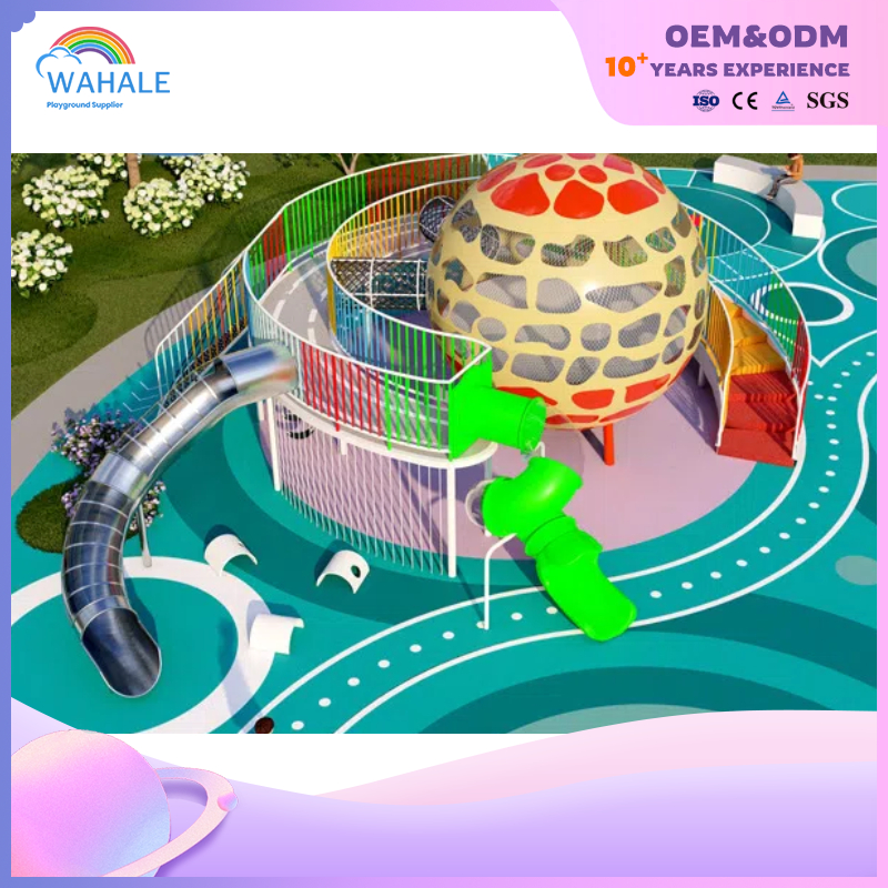 Scenic Area Outdoor Dinosaur Egg Shape Game House Custom Outdoor Sports Children's Playground Equipment Dealer