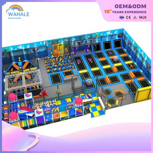 Shopping Mall Indoor Marine Theme Custom Children's Sports Trampoline Park Amusement Equipment Sale