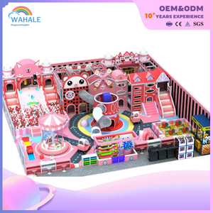 Pink Castle Theme Customized Children's Playground Indoor Soft Decoration Parent-child Interactive Park Facilities