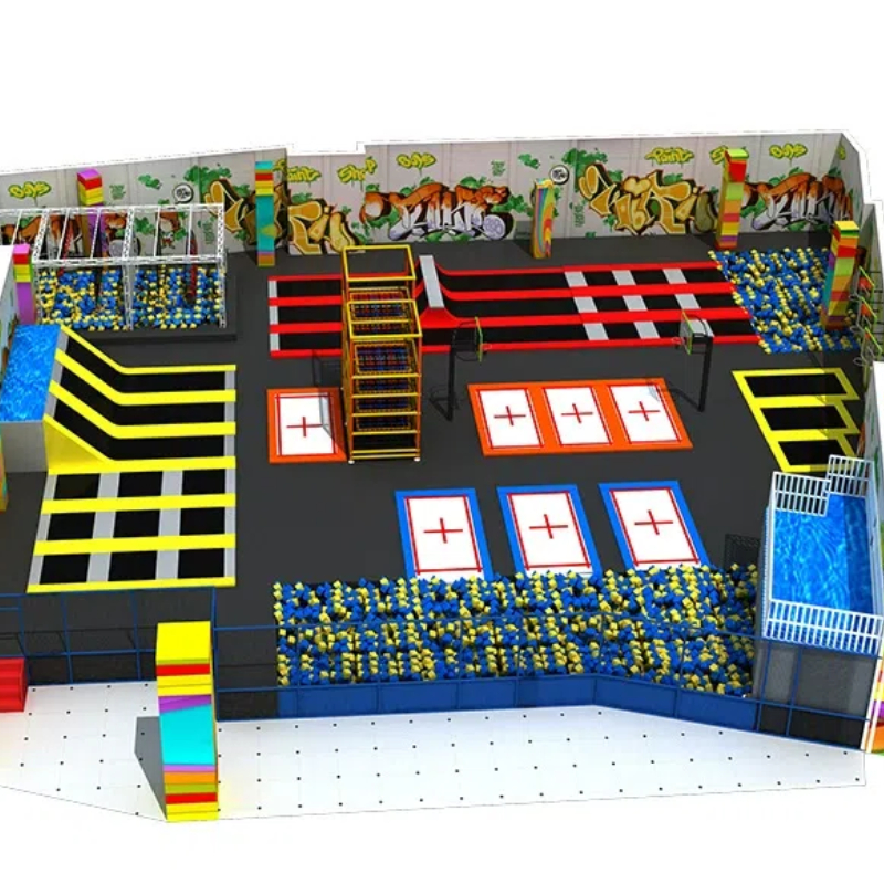 Rope soft sponge pool