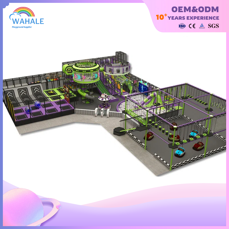 Sales Center Indoor Space-themed Warrior Expansion Children's Playground Equipment Dealer