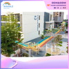 Sales Center Outdoor Forest Theme Customized Wooden Playground Children Escape Slide Park