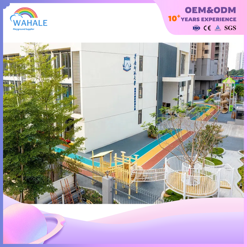 Sales Center Outdoor Forest Theme Customized Wooden Playground Children Escape Slide Park