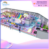 Sales Center Interior Purple Candy Theme Customized Soft Decoration Parent-child Interactive Children's Playground Equipment