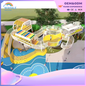 Mall Orange Shape Custom Children's Outdoor Playground Equipment Wholesale