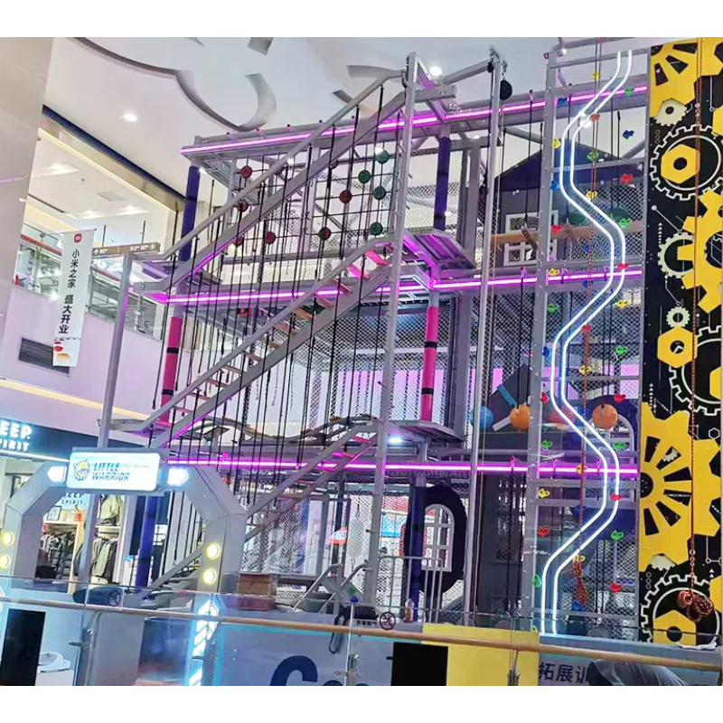 Red woven net bird cage