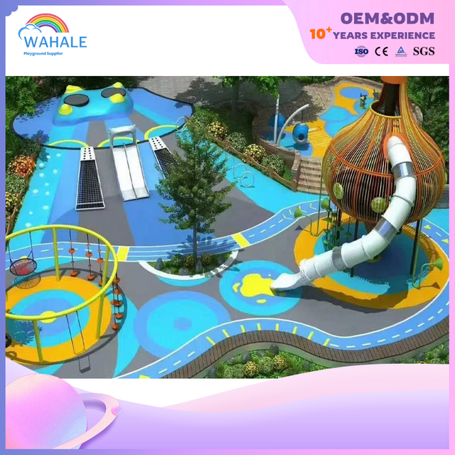 Community Outdoor Cartoon Insect Shape Customized Children's Sports Playground Equipment Suppliers