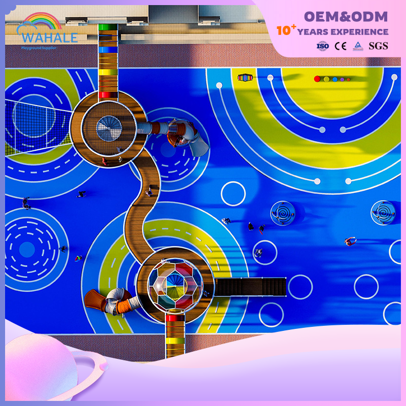 Mall Outdoor Color Soccer Ball Manufacturing Custom Children's Playground Equipment Dealer