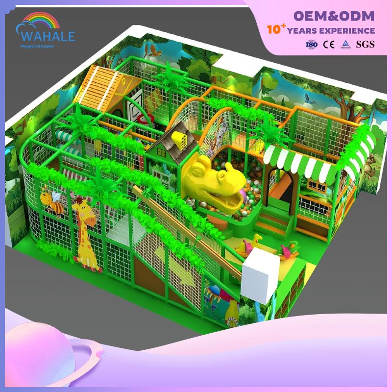 Forest Theme Customized Children's Soft Fitness Training Playground Equipment Wholesale