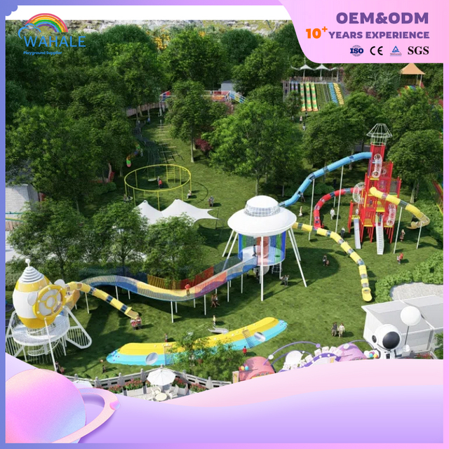 Explore Space Theme Custom Outdoor Children Color Sports Playground Equipment Wholesale