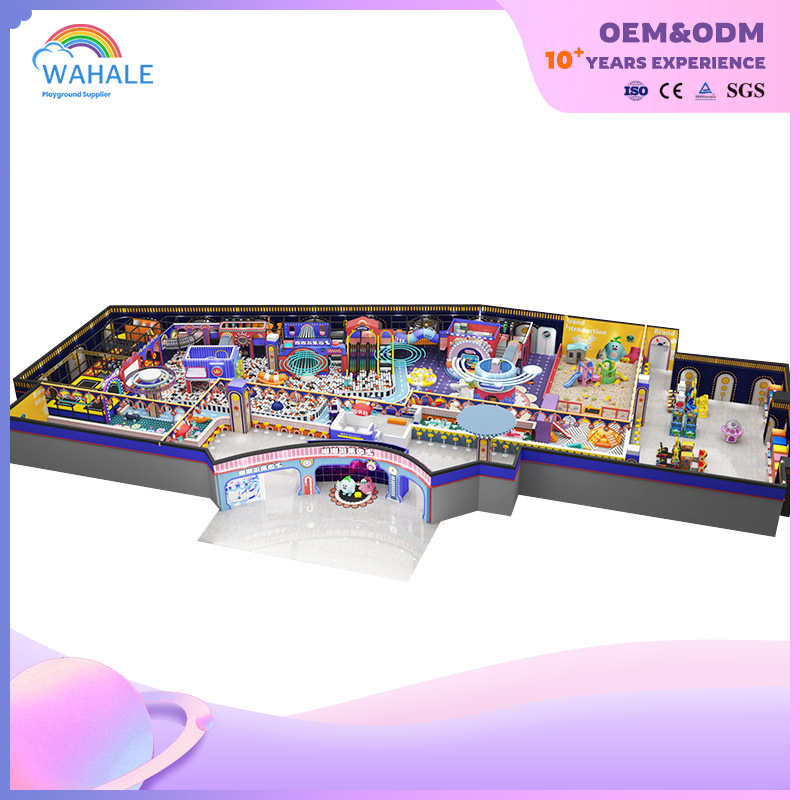 Cafe Indoor Cartoon Shape Custom Soft Installation Maze Playground Equipment Manufacturer