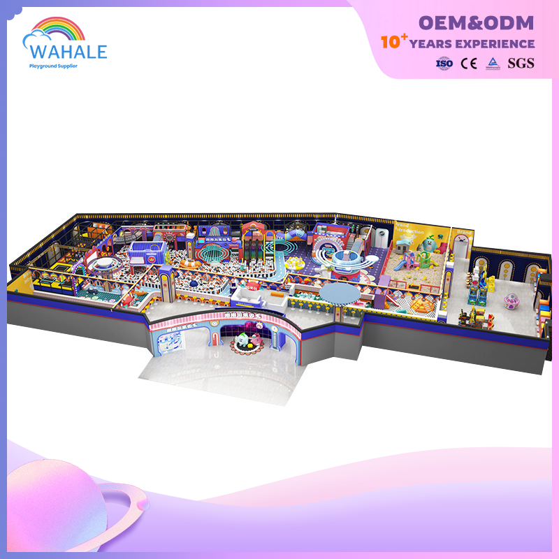Cafe Indoor Cartoon Shape Custom Soft Installation Maze Playground Equipment Manufacturer