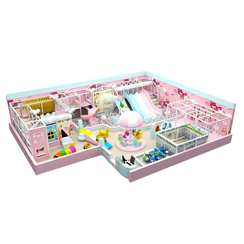 Candy-themed trampoline park