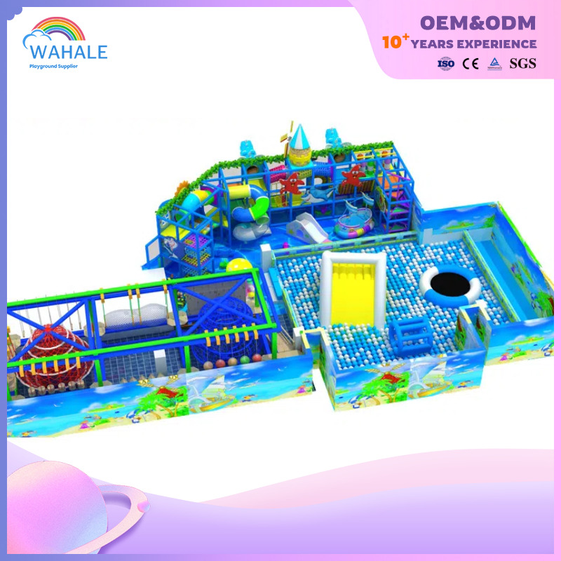 Customized Soft Furnishings for Children's Playground Equipment with The Theme of "Ocean Star" in Kindergartens