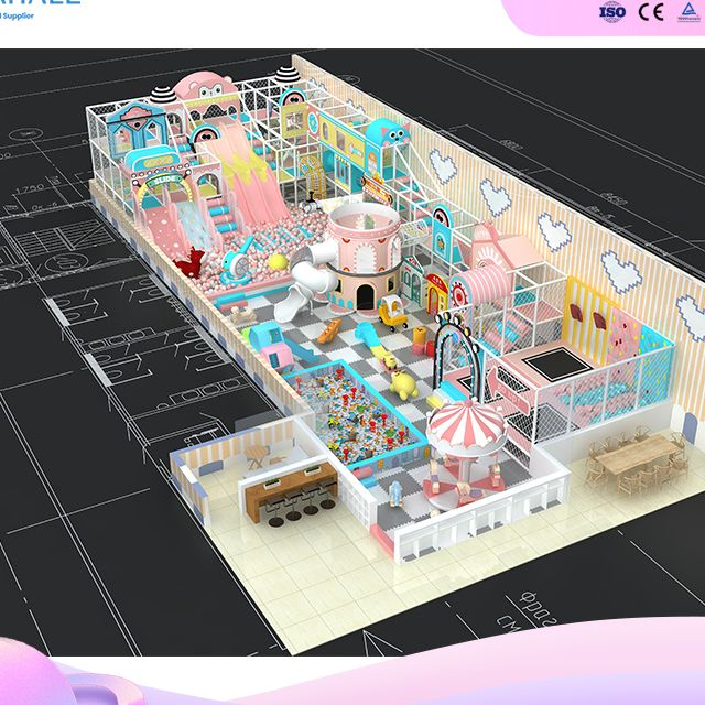 Immersive Candy Land Play Village with 3-Story Slide - Turnkey Amusement Solution Supplier