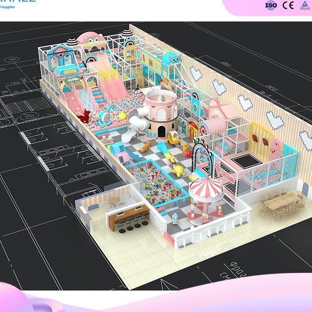 Immersive Candy Land Play Village with 3-Story Slide - Turnkey Amusement Solution Supplier