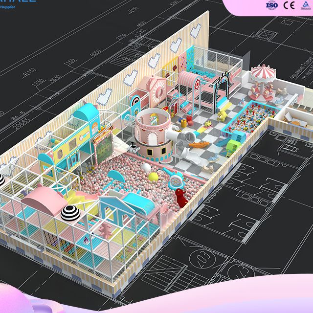 Immersive Candy Land Play Village with 3-Story Slide - Turnkey Amusement Solution Supplier