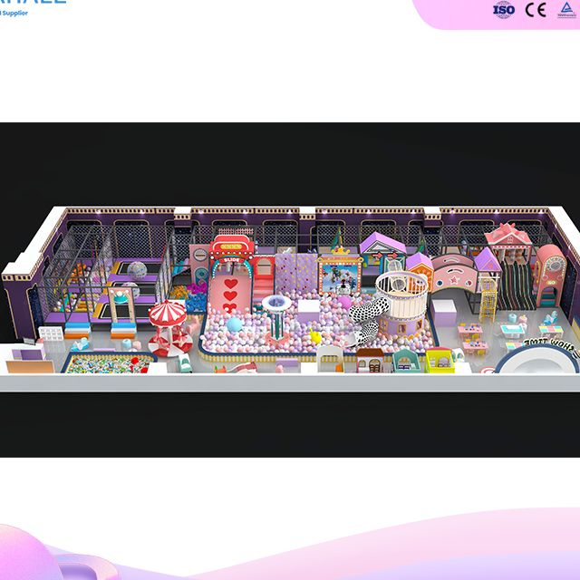 All-in-One Macaron Style Playground Supplier - Custom Shopping Mall Attraction