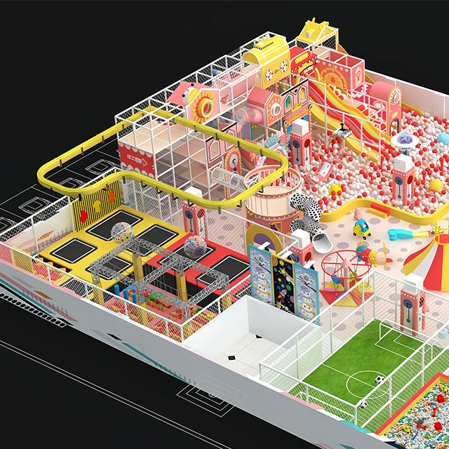 Candy-Themed Mega Playground (USA Verified) - Family Entertainment Center Manufacturer
