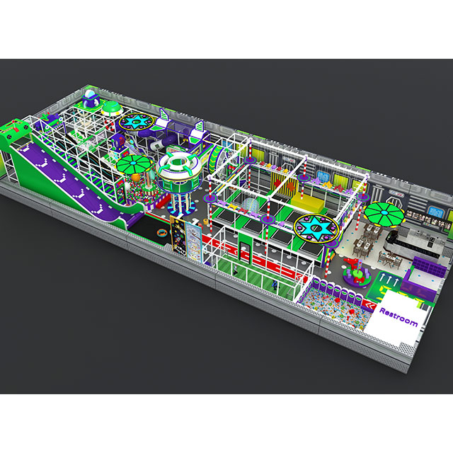 Epic Color-Blast Adventure Playground - Commercial Indoor Playground Manufacturer