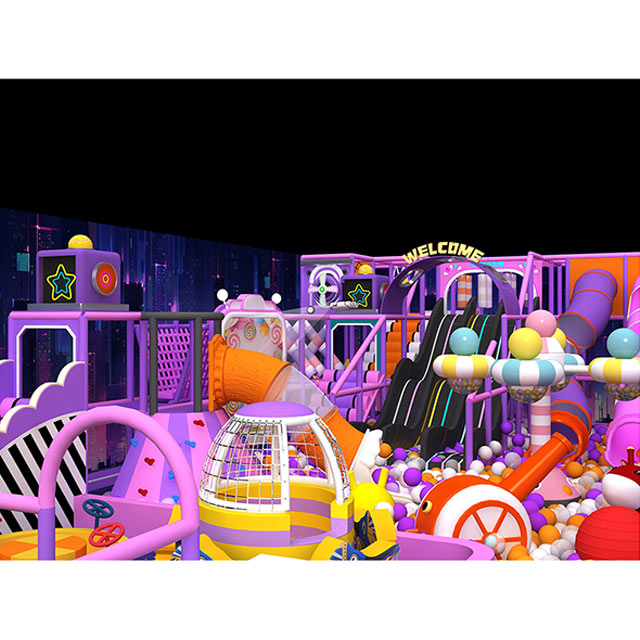 Purple Sports Arena Playground (India) -Commercial Entertainment Center Manufacturer