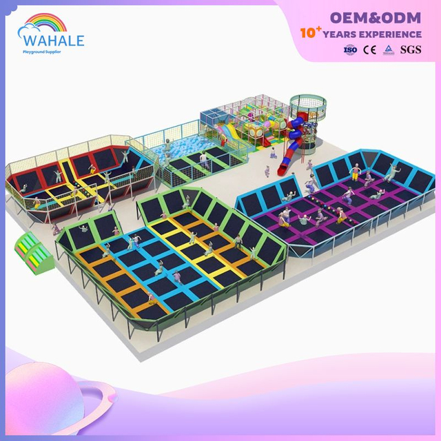 Mall indoor children's trampoline parkour park children's sports amusement equipment