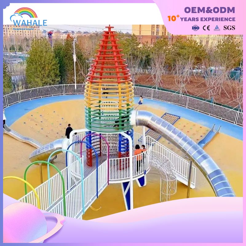 Scenic Area Outdoor Bird Cage Shape Game House Children Unpowered Amusement Park Facilities Supplier