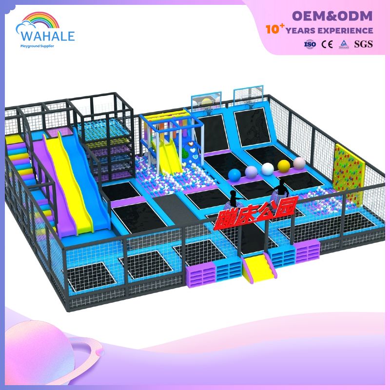 Children's Indoor Adventure Games City Amusement Park Trampoline Jump Park Amusement Equipment Wholesale