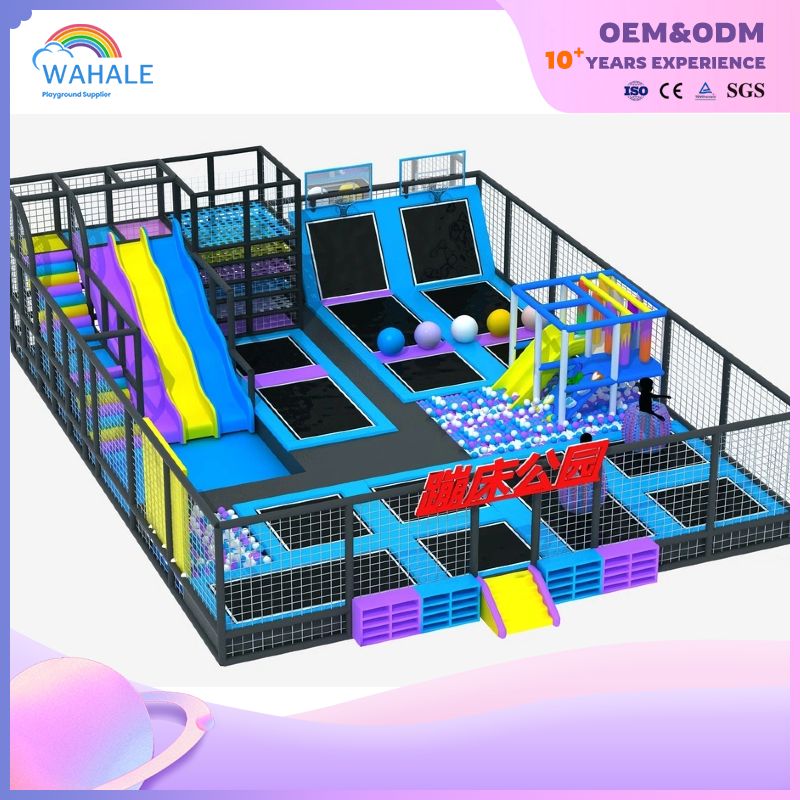 Children's Indoor Adventure Games City Amusement Park Trampoline Jump Park Amusement Equipment Wholesale