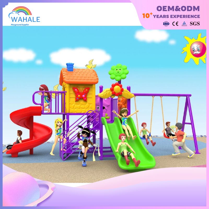 Commercial Outdoor Children's Garden Custom Playground Equipment Wholesale