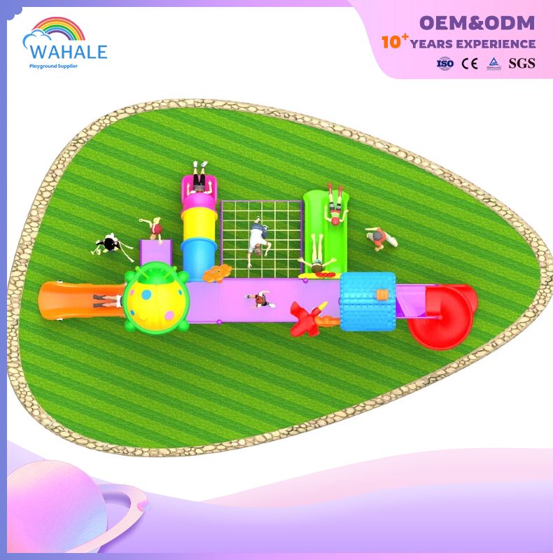 Early Education Center Outdoor Children's Playground Equipment Customization