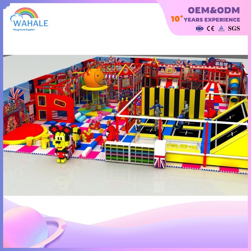 Crazy Britain Pavilion Theme Children's Indoor Playground Custom Dream Children's Amusement Park Equipment