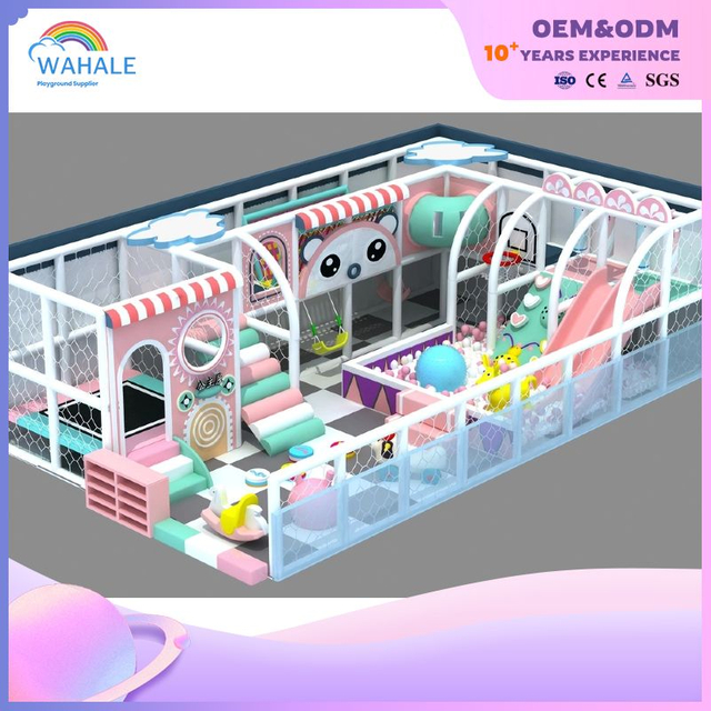 Macaron Color Children Custom Indoor Interactive Park Amusement Equipment Wholesale