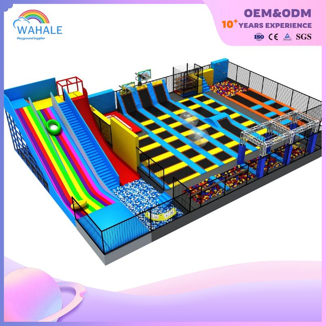 New Commercial Trampoline Park Parkour Indoor Children's Customized Playground Equipment Wholesale