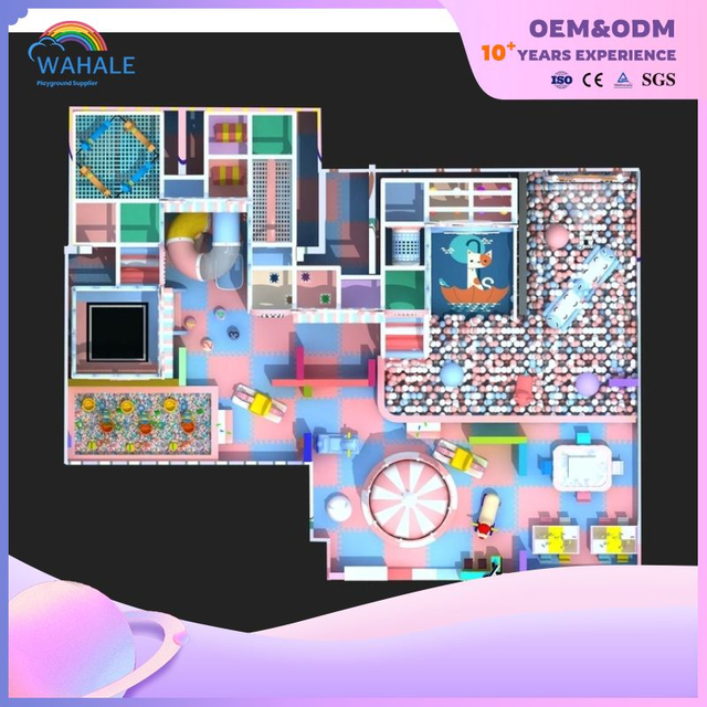 Preschool Indoor Children's Castle Custom Playground Dream Children's Playground Equipment