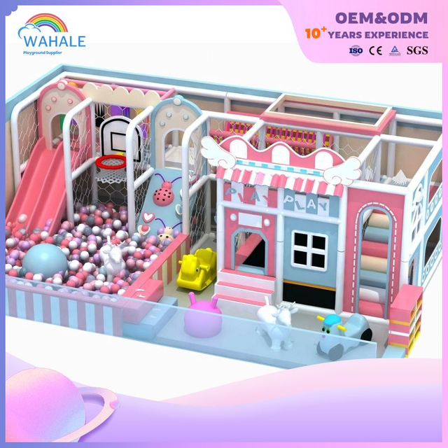 Children's Park Custom Indoor Big Slide Game Castle Bounce Park Inflatable Obstacle Race Manufacturer