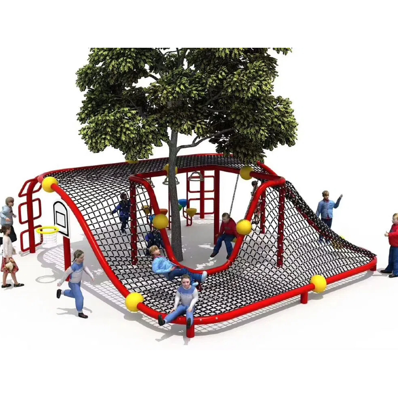 handmade climbing net steel pipe structure