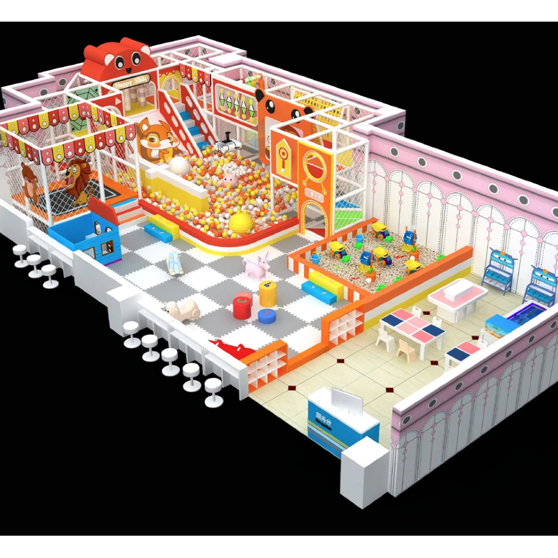 Multi-person indoor puzzle sand pond park
