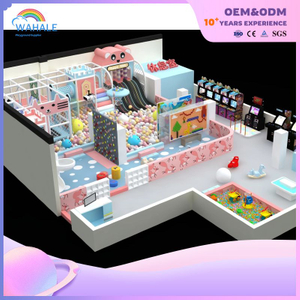 Indoor Play Center Custom-designed Soft Indoor Playground New Macaron Style Park