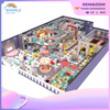 Kindergarten indoor color color cute children soft installation playground equipment wholesale
