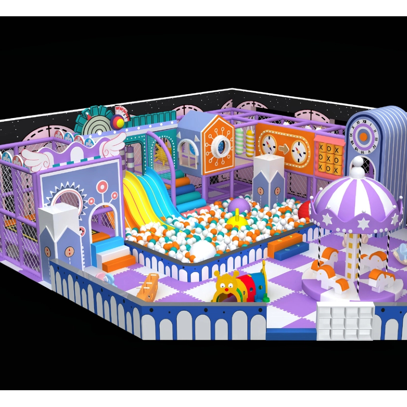 purple castle trampoline