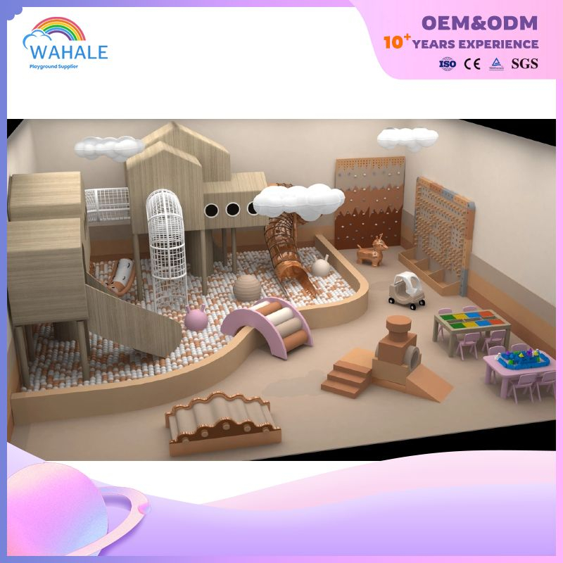 Children's Dynamic Slide Indoor Club Play Equipment Modular Game