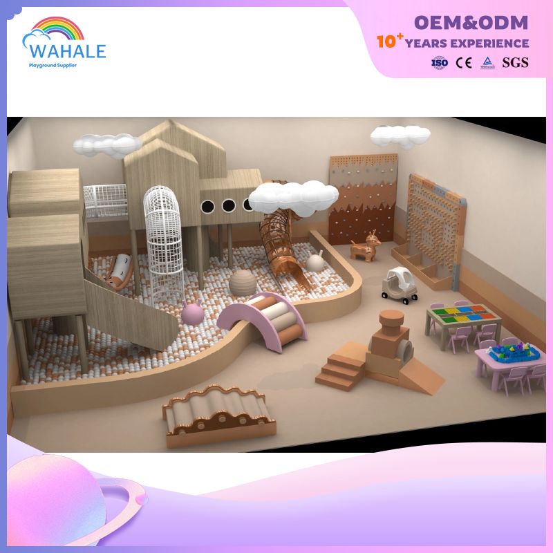 Children's Dynamic Slide Indoor Club Play Equipment Modular Game
