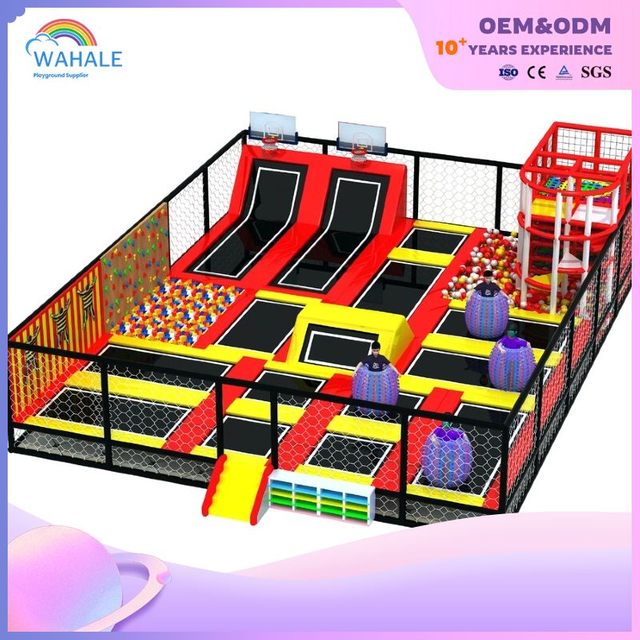 Happy Adventure Park Program Children Indoor Adventure Trampoline Park Manufacturers
