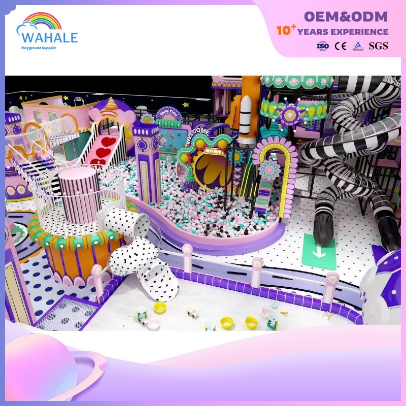 New 200-level Multi-storey Double Twist Cyclone Slide Indoor Children's Playground