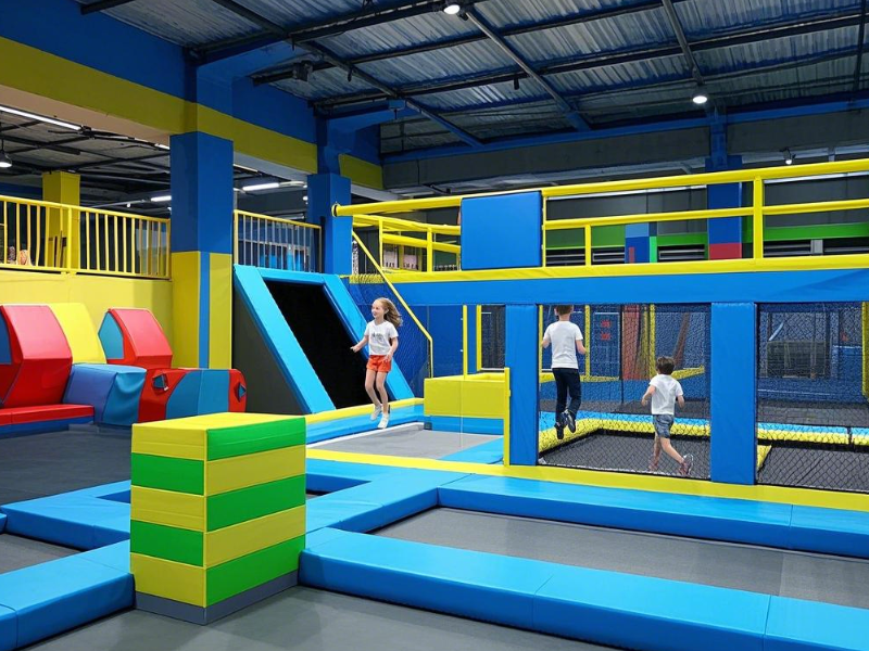 Children's trampoline park equipment design6