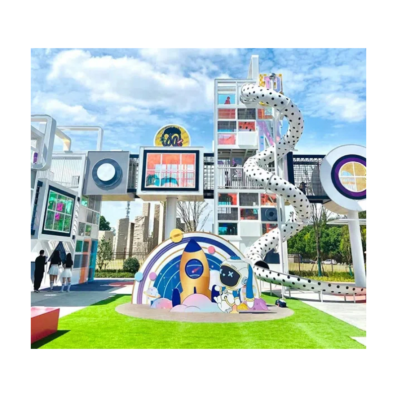 High-rise house modeling game house